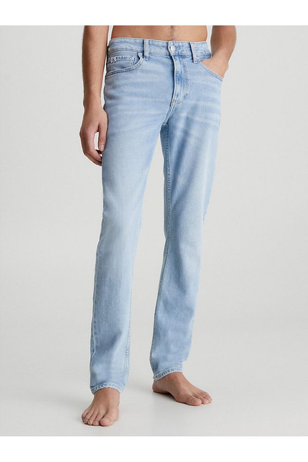 Calvin Klein Pants Blue Straight Trendyol