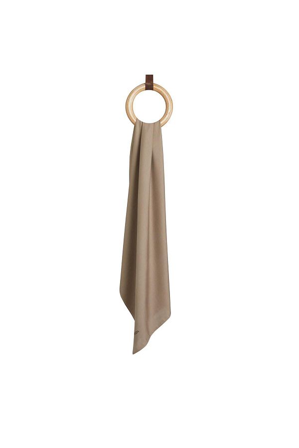 QOZA-Medi Shawl - Light Mink 1
