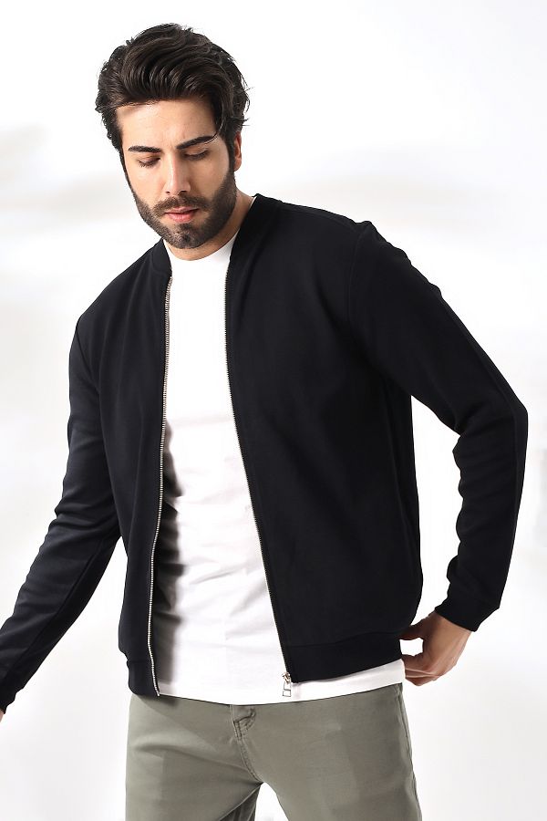 Bomber cardigan mens shop
