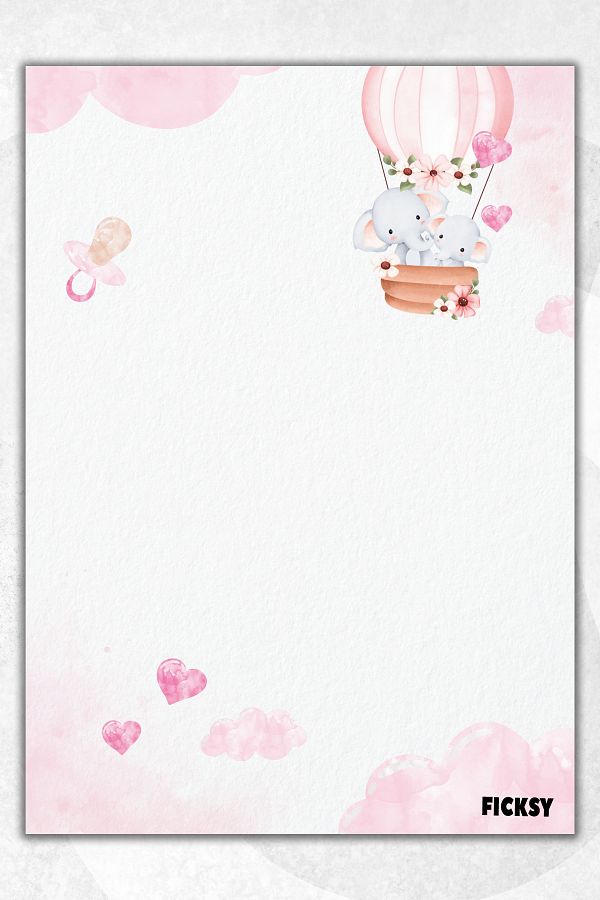 Ficksy-Cute Elephant Note Paper - A5 Size - 50 Sheets - Notepad - Memopad - Memo Pad - To Do List 1