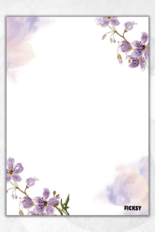 Ficksy-Flower Note Paper - A5 Size - 50 Sheets - Notepad - Memopad - Memo Pad - To Do List 1