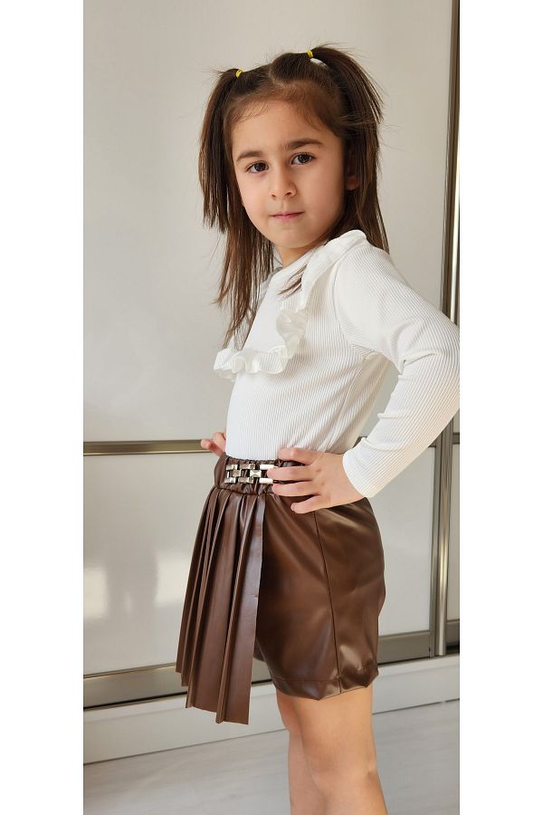 Leather skirt age 7 cheap