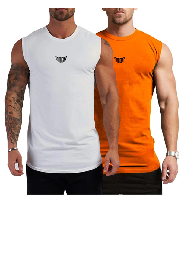 GENIUS STORE-Men's Moisture Absorbing Quick Dry Athletic Technical Performance Athlete Zero Sleeve T-shirt MG-ATLET2 1