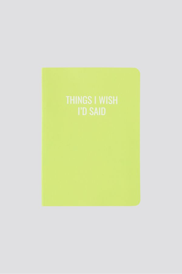 gentry-Light Green Lined Design Notebook with Slogan Detail A5 Notebook 88 Sheets 1