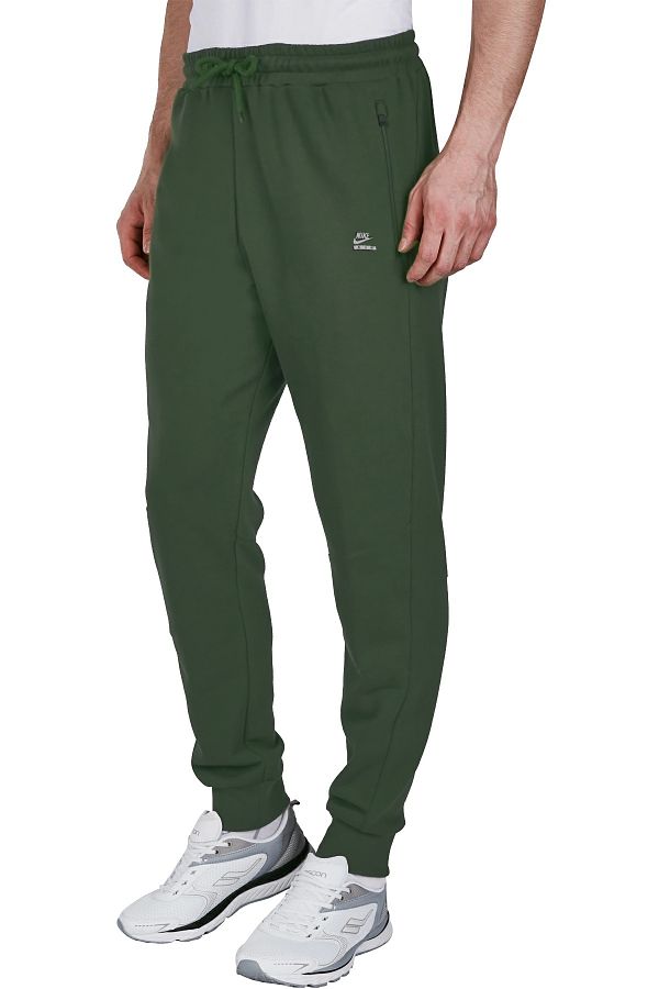 OutletBul-Men's Slim Fit Ripper Fabric Ribbed Leg Sweatpants 1