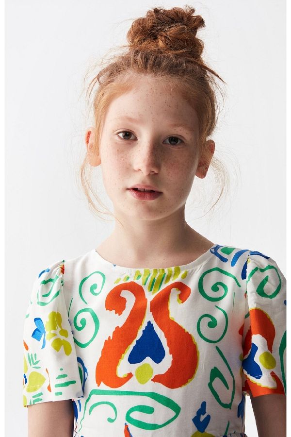 Nk Kids girl asos lining half sleeve dress Trendyol