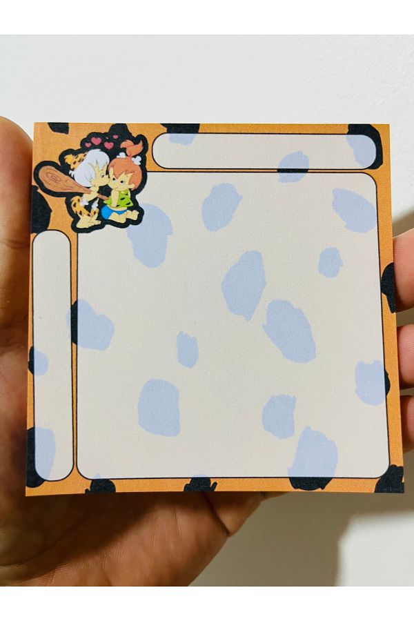 Cuppy Box-Bam Bam&Pebble Memo Pad 30 Sheets 1