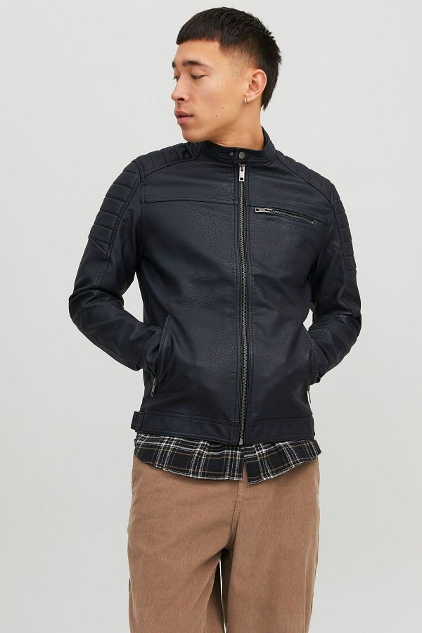Rocky leather jacket deals