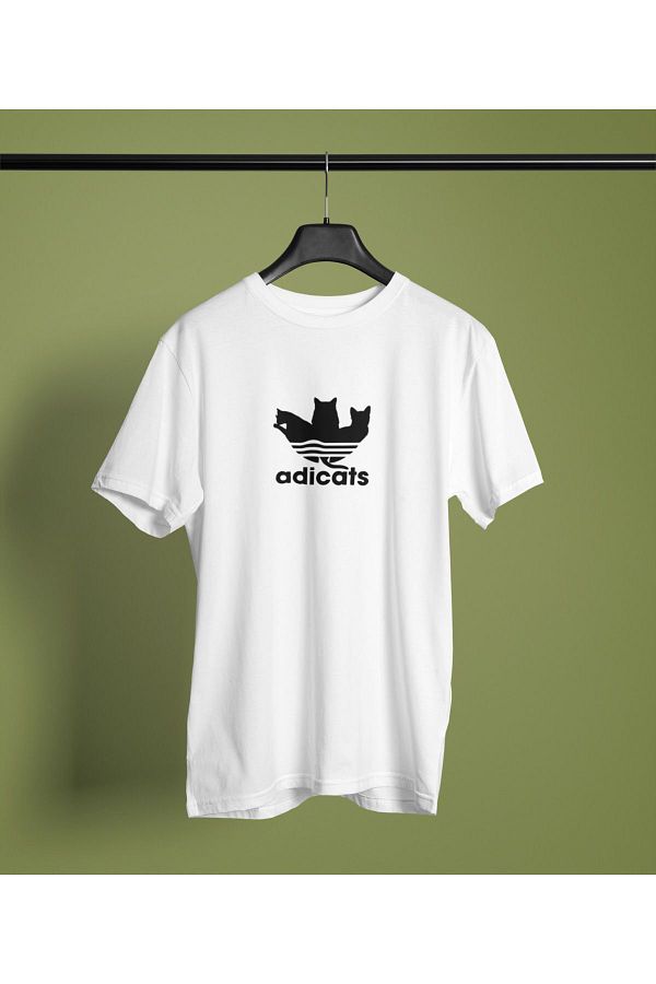 colomb design Adicats Oversize Casual Unisex T shirt Trendyol