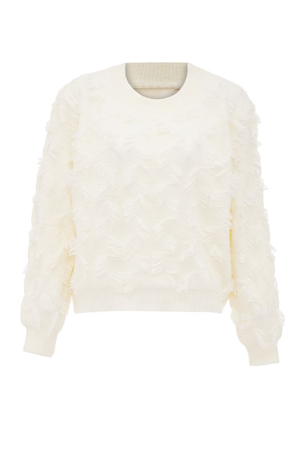 Swirly-Strickpullover 1