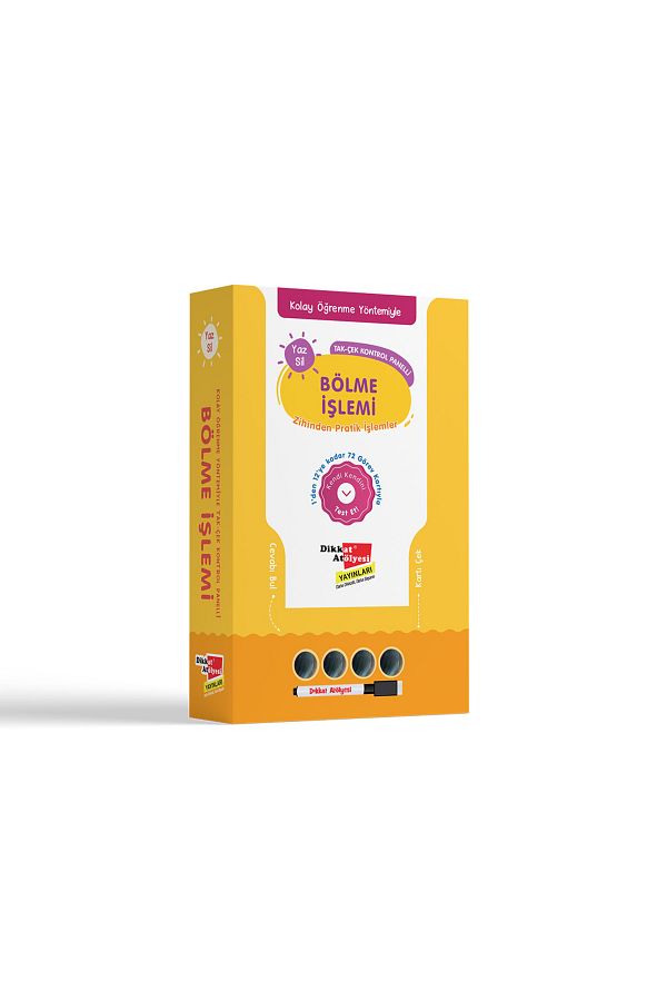 Dikkat Atölyesi Yayınları-Summer Delete Partition Operation Game with Easy Learning Method 1