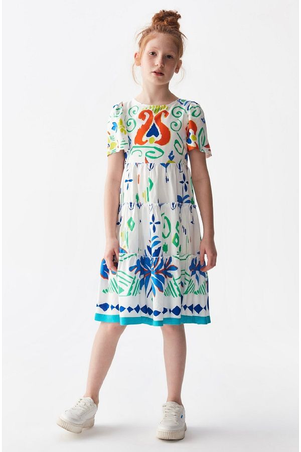 Nk Kids girl asos lining half sleeve dress Trendyol