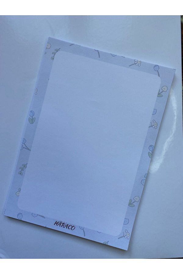 Hara Company-A5 Size Notepad with Sweet Flower Pattern 1