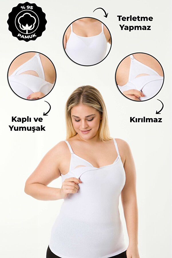 par lingerie pl EMZİRME ATLETİ KAPLI BEYAZ