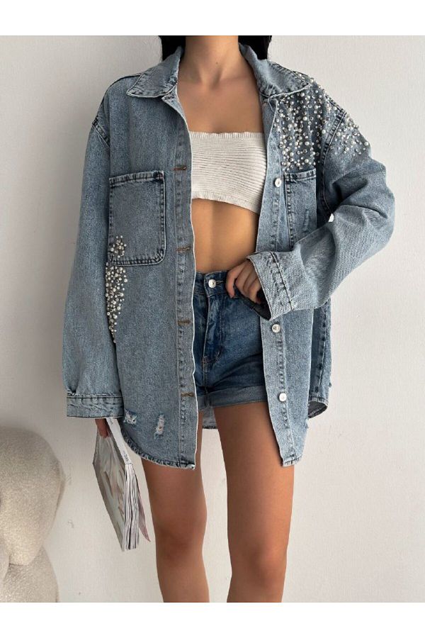Stylish denim jacket for women online