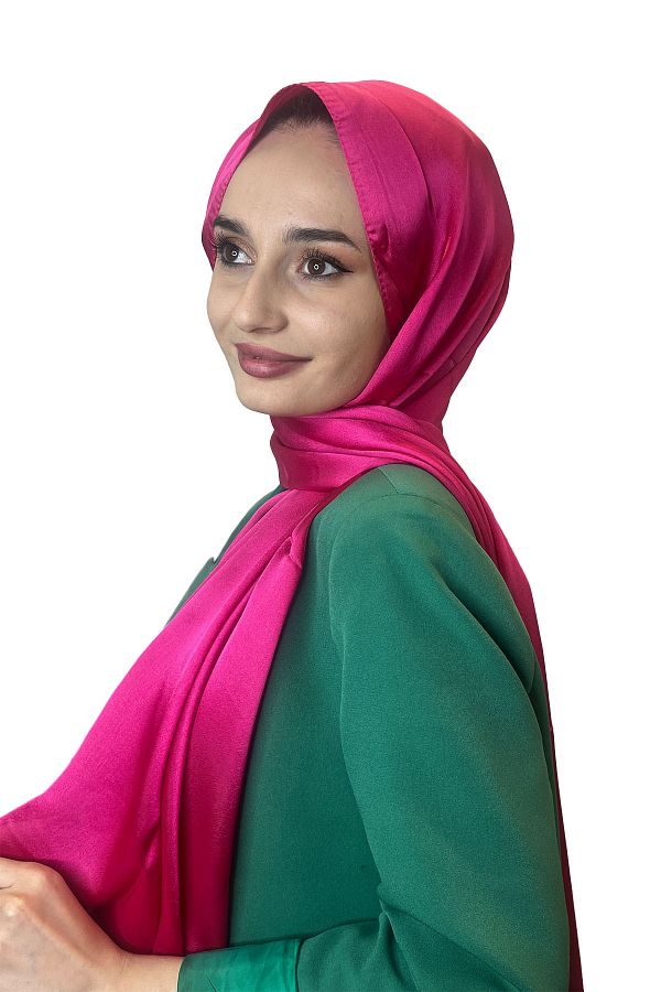 Madame Polo-Janjan, Janjan Chiffon Shawl 00823 Fuchsia 1