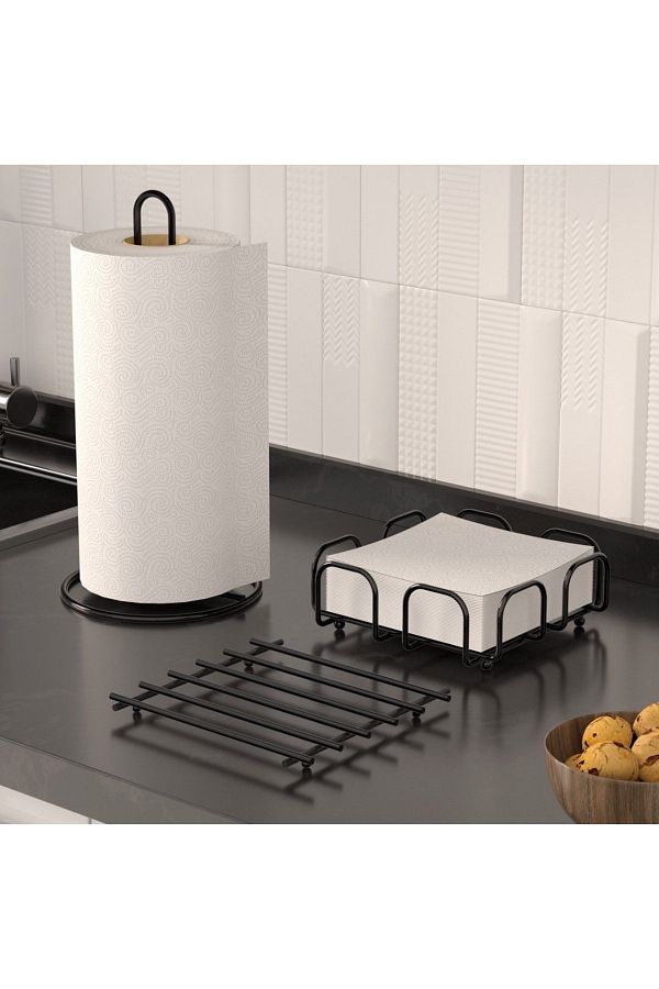 Napkin and paper towel holder set deals