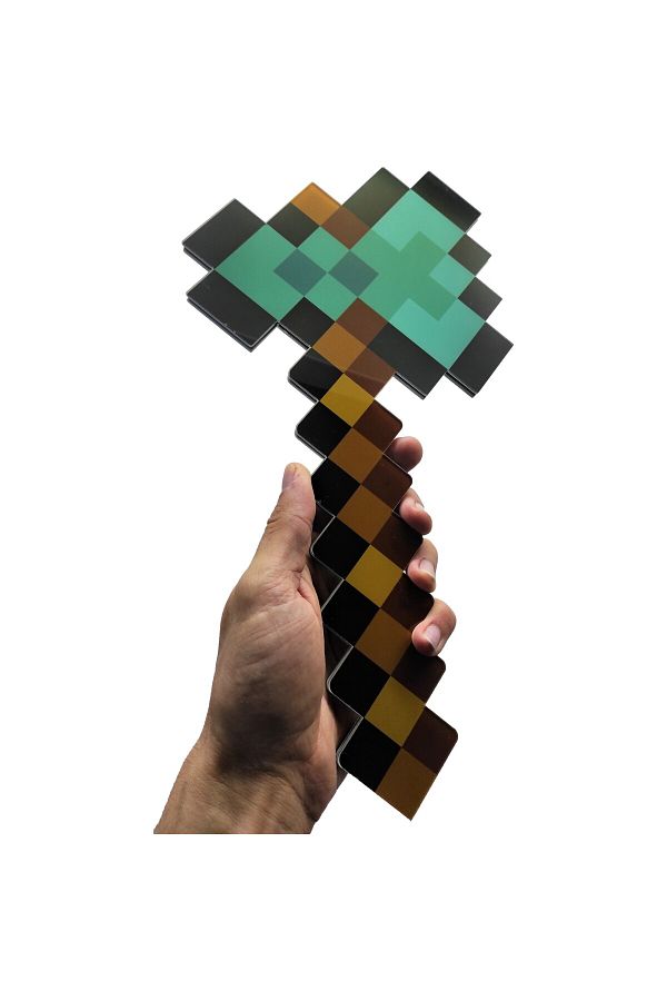 sommeow-sommeow Minecraft Diamond Axe Plexi Toy 1