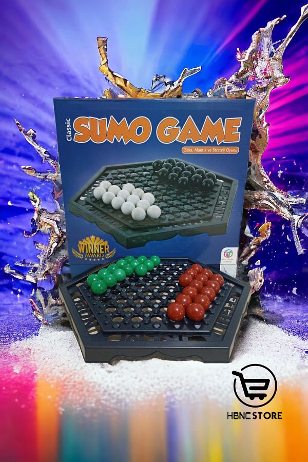 HBNC-Sumo Game Aballone Logic Strategy Skill Game Boxed Game 1