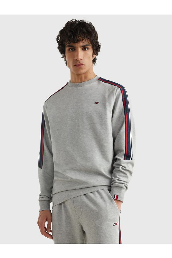 Tommy jeans tape crew sweatshirt deals