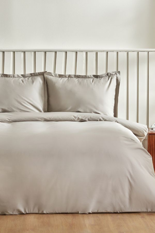 Karaca Home-طقم غطاء لحاف كول تاتش أساسي مفرد باللون الرمادي 1