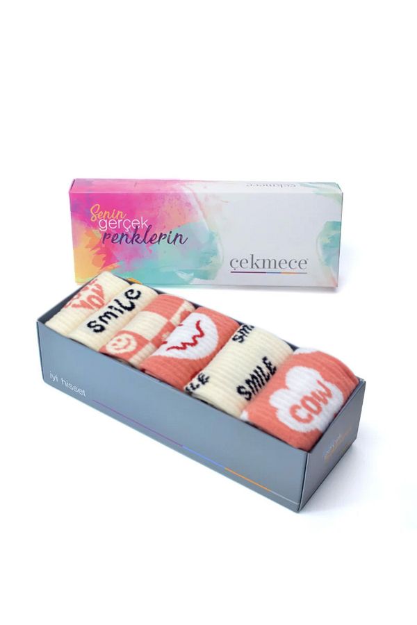 Çekmece-Унисекс чифт от 6 шарени колежански чорапи, нов сезон 1