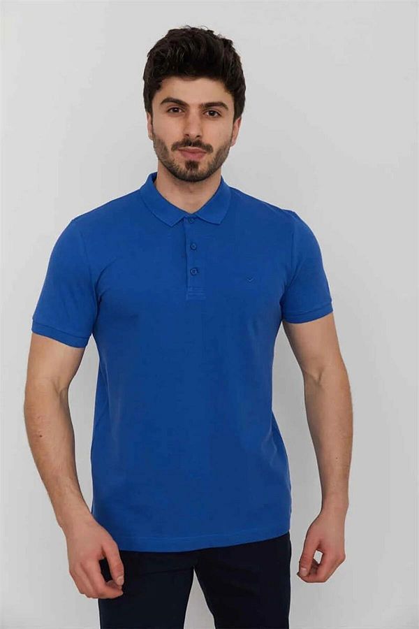 Cazador-Tricou cu gât polo Jazz 4613 Civi?t Blue 1