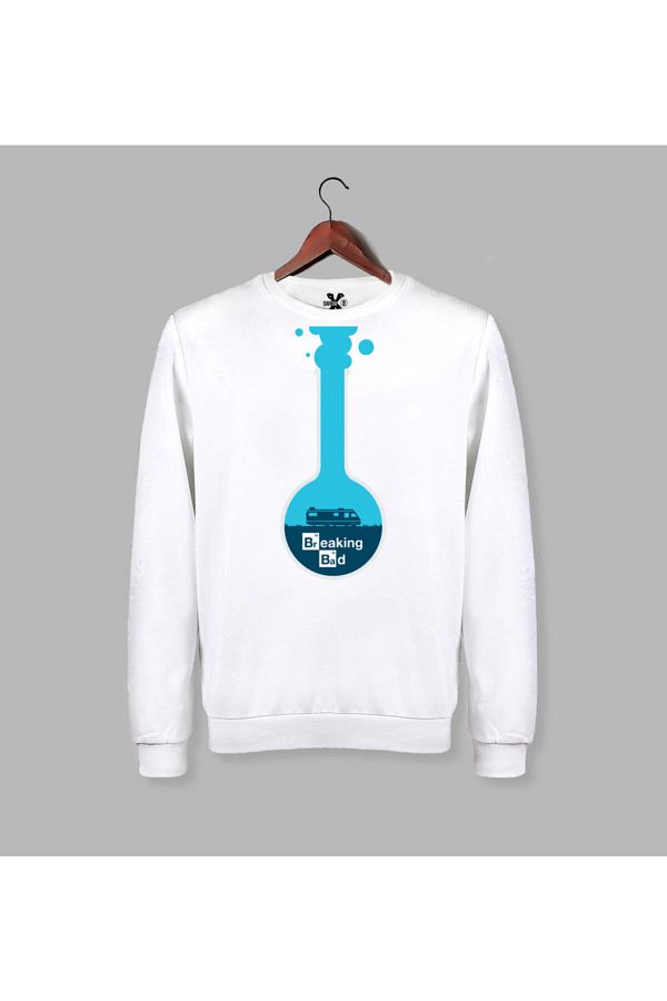 Darkia Breaking Bad TV Series Printed Sweatshirt Trendyol