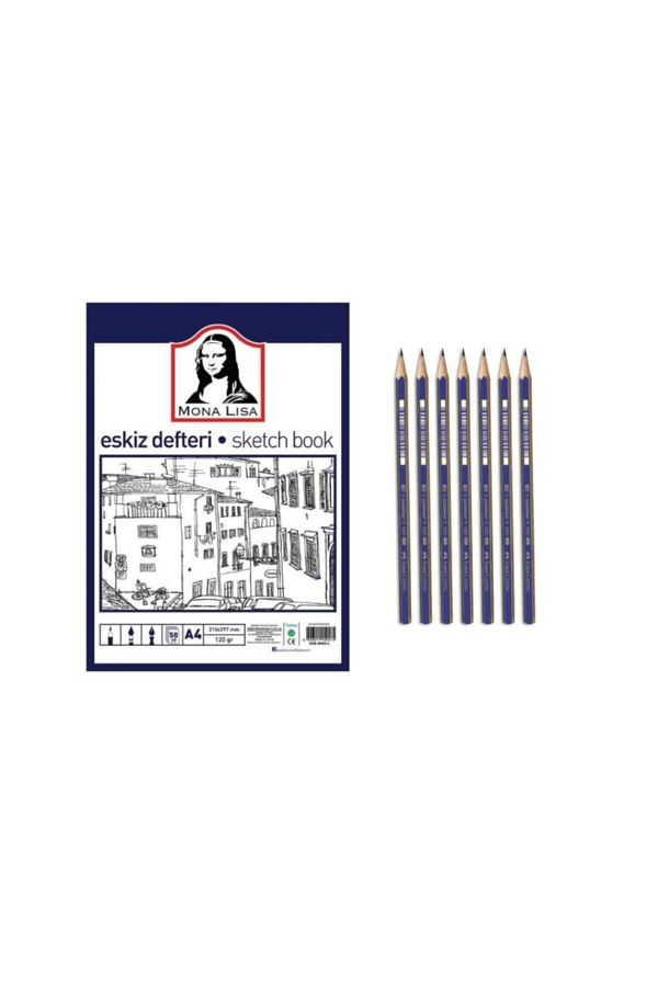Südor-Mona Lisa A5 Sketchbook and Faber Castell Graduated Pen Set 1