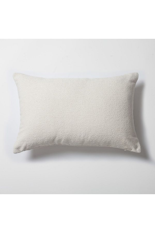 Fineroom Living-"Julia" - Plain Loop Woven Rectangular Throw Pillow 40x60 (Inner Pillow Included) 1