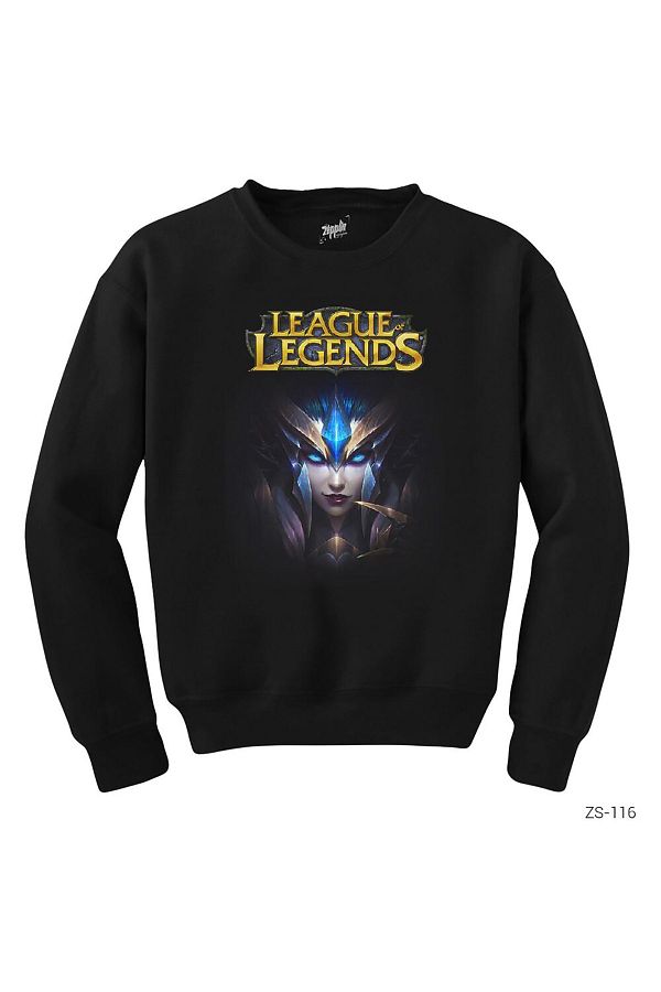 Butik League of Legends Cute Black Sweatshirt Trendyol