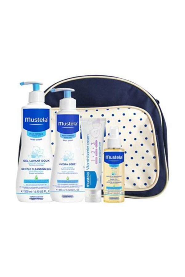 Mustela Merhaba Bebek Seti Çantalı