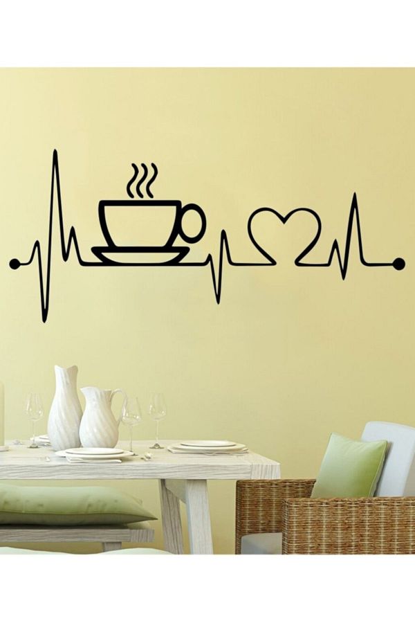 Dijitonline-Kitchen Cafe Wall Sticker 47x20 Cm 1