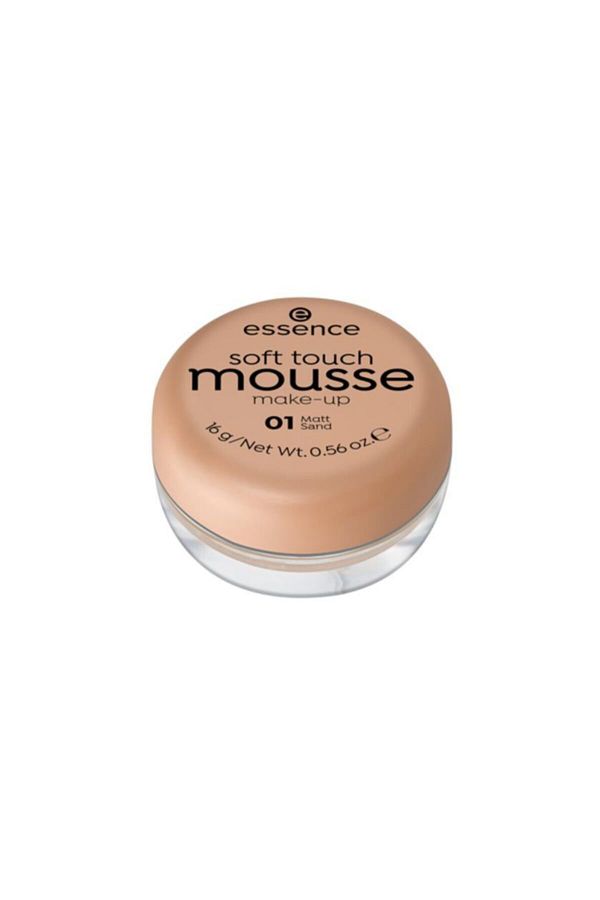 Essence-Soft Touch Mousse - Matte Make Up Foam Foundation 01 16 gr 1