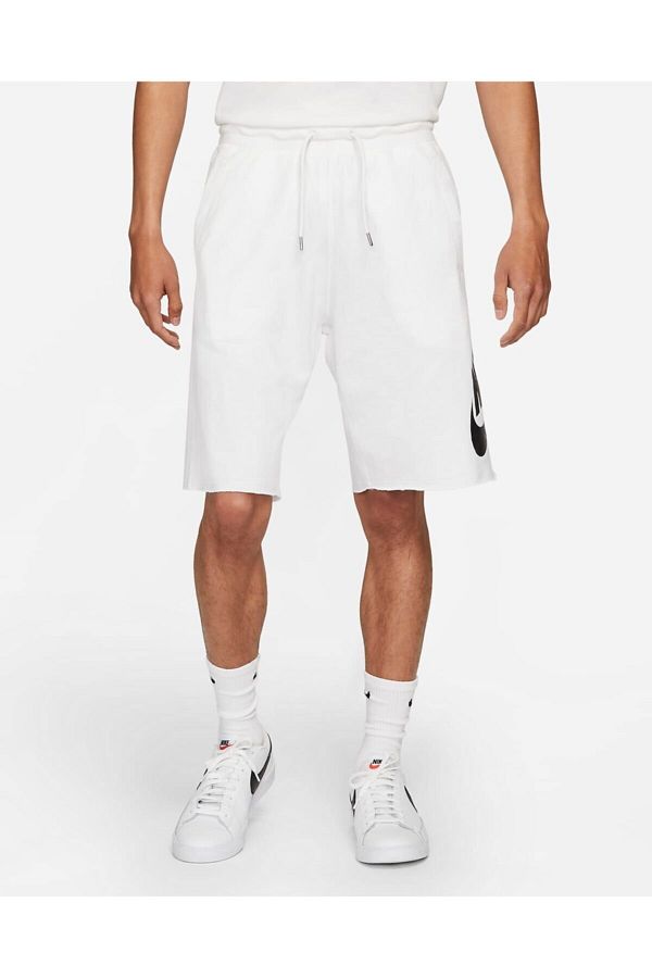 Nike Cotton White Shorts For Men At5267 100 Trendyol