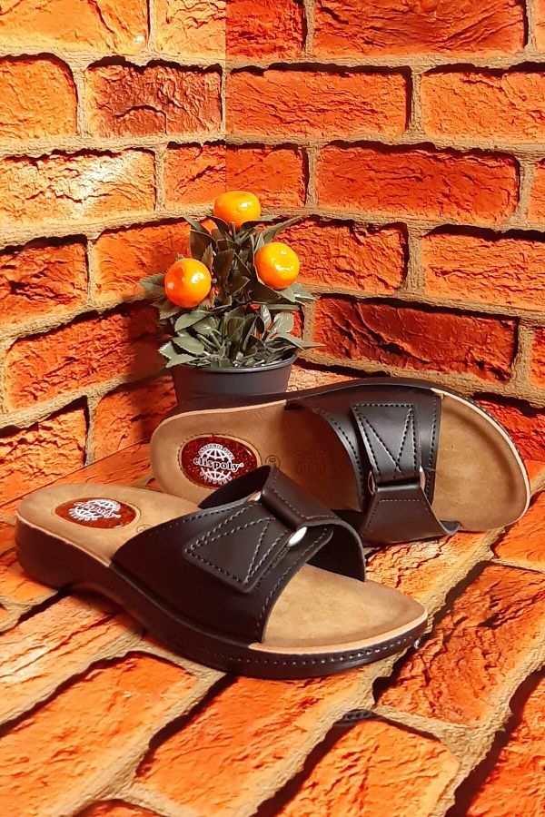 EL S Women s Black Gel Sole Slippers Trendyol