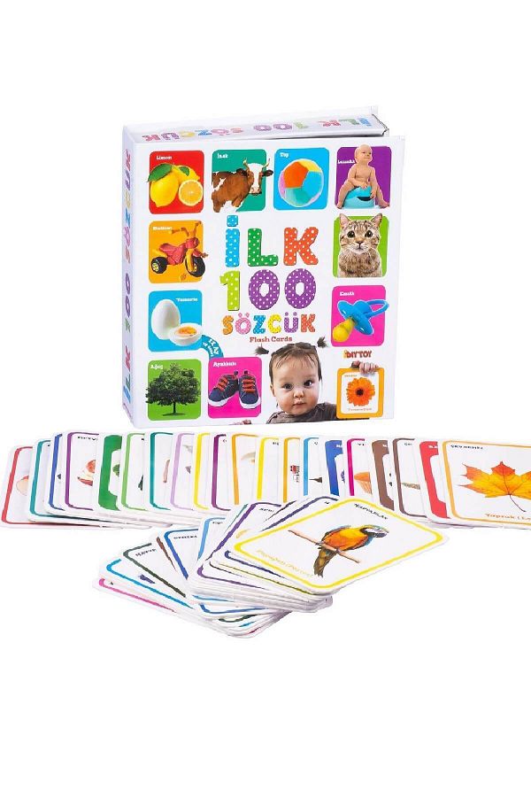 Diytoy-First 100 Words Flash Cards 1