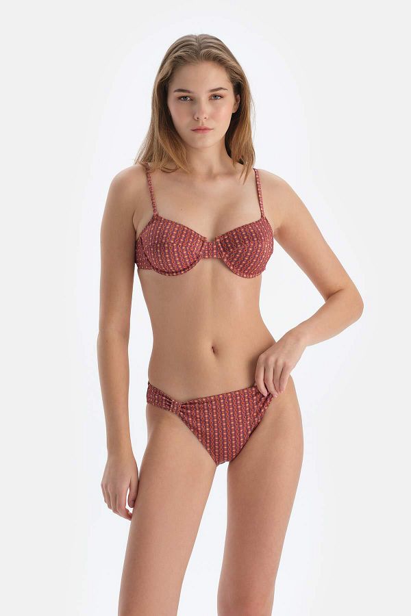Dagi-Braunes Bikinioberteil mit Bügel 1
