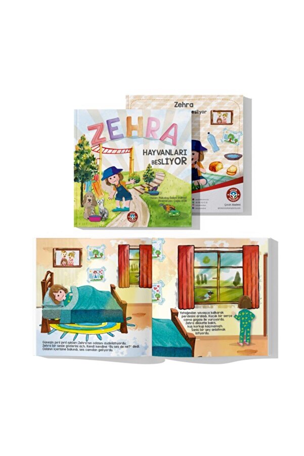 Çocuk Akademi Zehra Hayvanları Besliyor Hikaye Kitabı