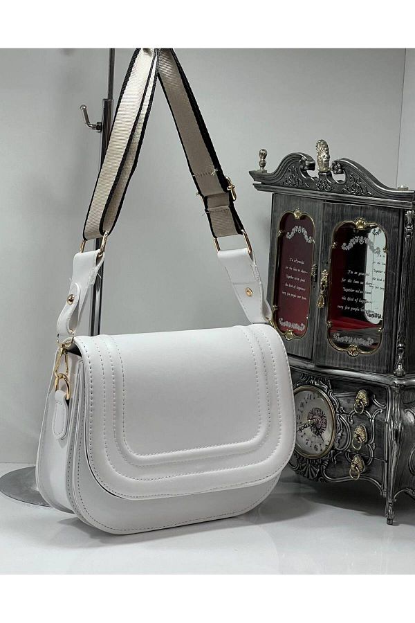 URABAG WOMEN S CANVAS THICK STRAP SHOULDER CROSSBODY BAG Trendyol
