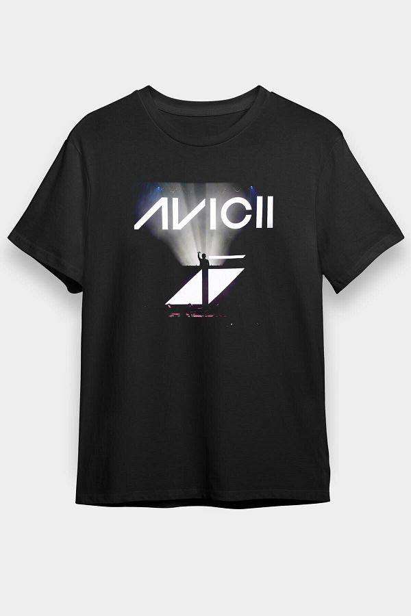 ZOKAWEAR Unisex Loose Fit Avicii Black T Shirt T shirt T Shirtfabrik Trendyol