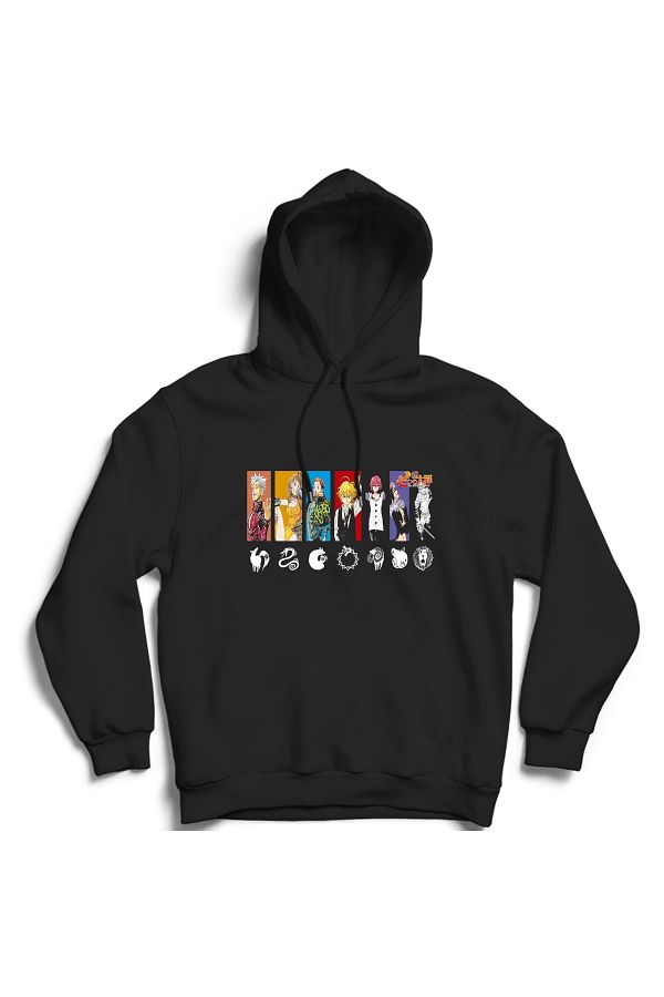 The Fame Seven Deadly Sins 7 Deadly Sins Anime Manga Hooded Sweatshirt Hoodie Trendyol