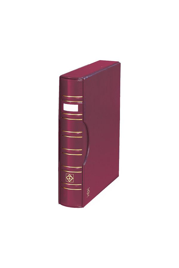 sommeow-Grande Signum Claret Red Folder with Stamp, Coin and Paper Money Envelope Collectible Cassette 1