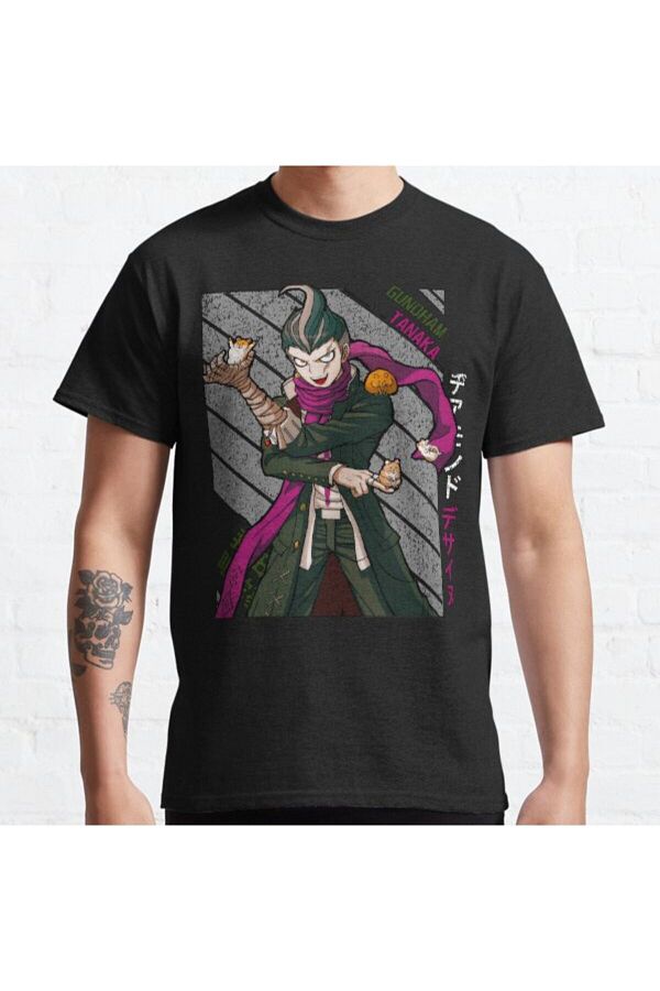 ZOKAWEAR-Loose Fit Gundham Tanaka - Super Danganronpa 2 Design Printed T-shirt 1
