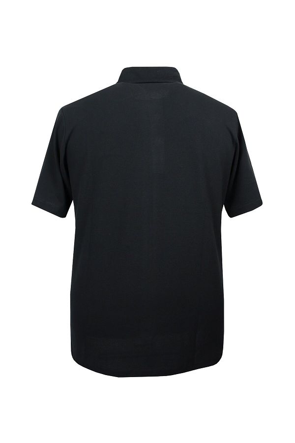 marufshop Men s Large Size 115 171 Polo Collar T Shirt Suitable for Weight Between Black Trendyol