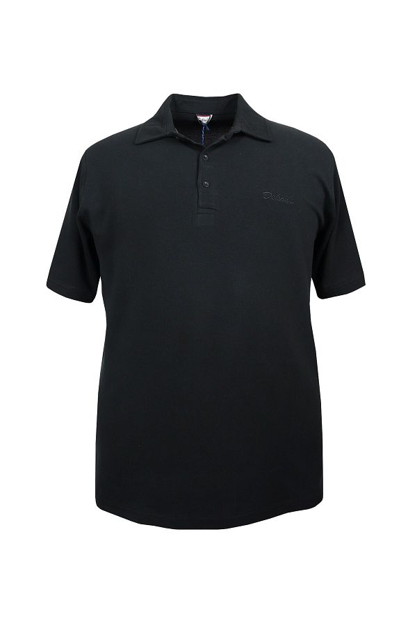 marufshop Men s Large Size 115 171 Polo Collar T Shirt Suitable for Weight Between Black Trendyol