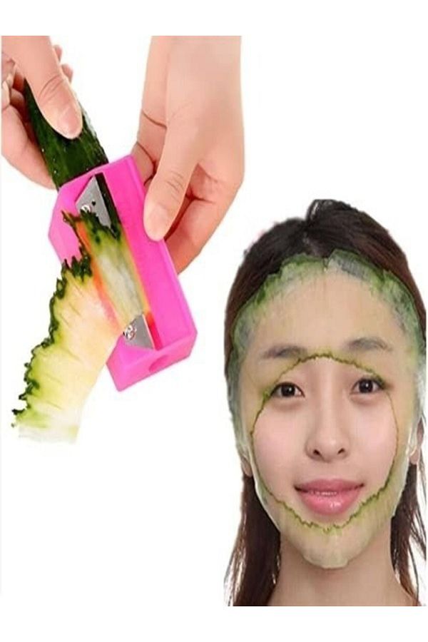 gaman-Mirrored Shaped Vegetable Face Mask and Peeling Thin Mask 1