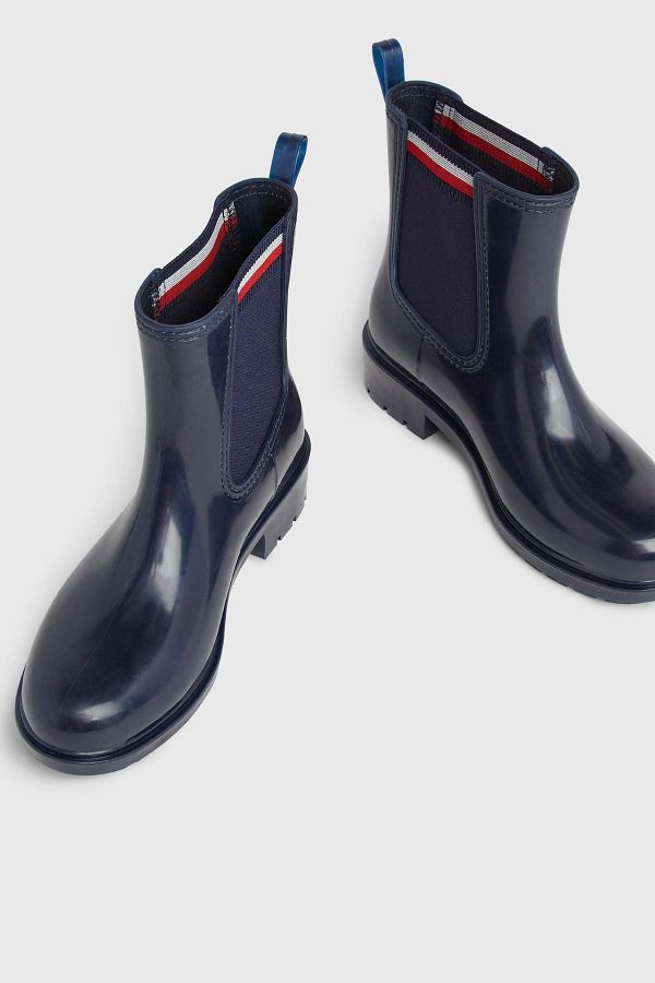 Navy blue tommy hotsell hilfiger boots