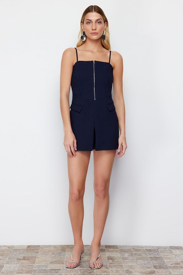 Jumpsuit skirt navy top