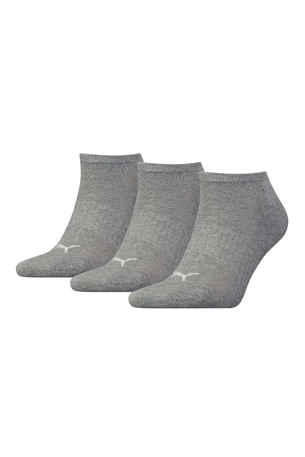 Puma Unisex Sneaker Socken 3er Pack Cushioned Frottee Sohle Logo einfarbig Trendyol